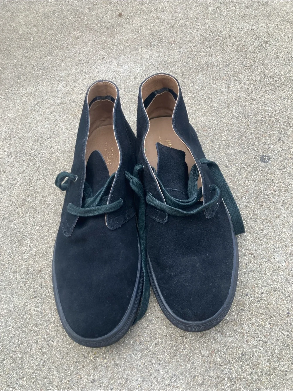 Men's Suede Polo Ralph Lauren suede boots. Men’s size 11.5 black